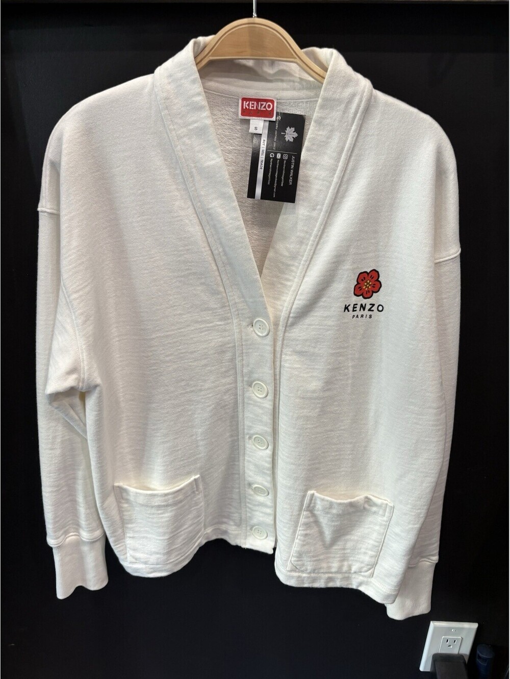KENZO PARIS BOKE FLOWER CARDIGAN